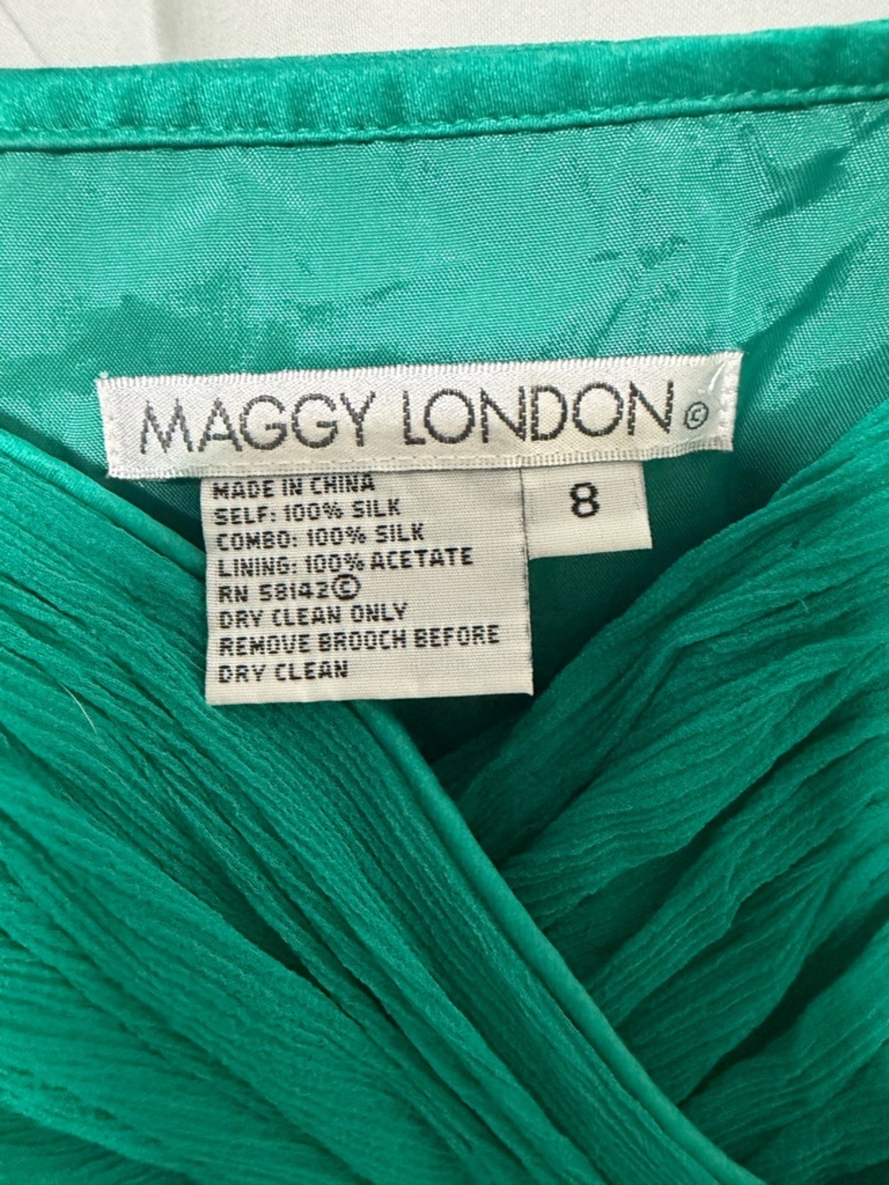 Maggy London Teal Spaghetti-Strap Midi Dress - Picture 4 of 5